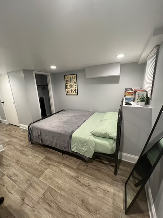 Bedroom area - MODERN BASEMENT STUDIO APARTMENT