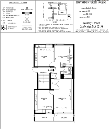 Plan - 2 Bedroom at Peabody Terrace Apartments