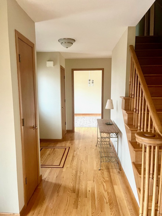 Entryway / Foyer (View Toward Dining Area) - 4BR/2.5BA Two-Story Home | West Side Iowa City | 2-Car Garage