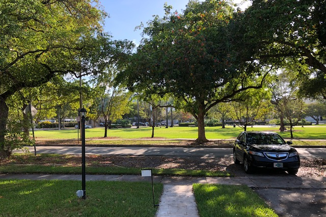 Front Living Room View of Riveria Park - Riviera Park House 2 BR/ 2BA + Bonus Rm House, 1,680sf