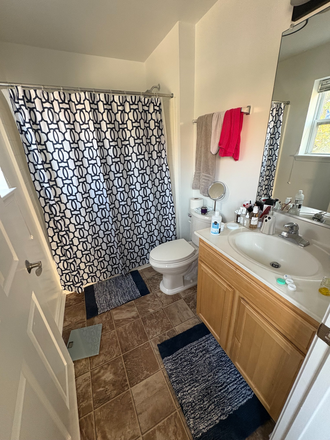 Bathroom (will be unfurnished) - Room + private bathroom in Cary Belvidere Apartments