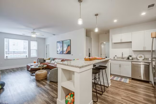 Kitchen and living room - Union Blacksburg