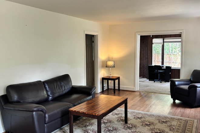 Living room - Primary Bedroom | 4601 Harvard Rd | Fully Furnished | 2026-2027 School Year House