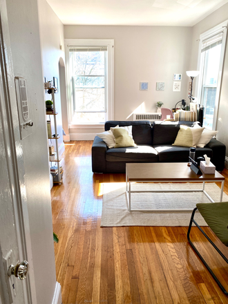 Living Room - Lovely, Spacious Studio. Hardwoods. Heat & Hot Water Included. 1 Block  to Brown.