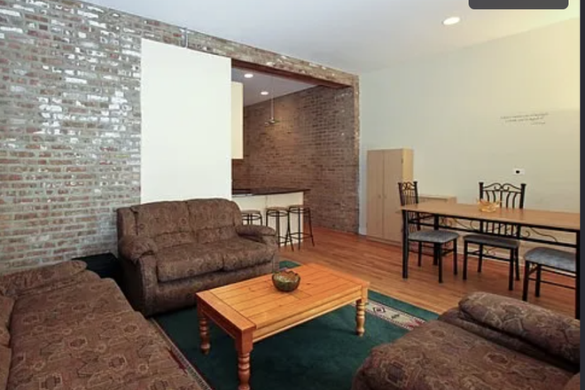 Dining area - furniture may vary - 2 blocks from UIC Campus and Taylor street restaurants and shops 2 bedrooms for rent Condo