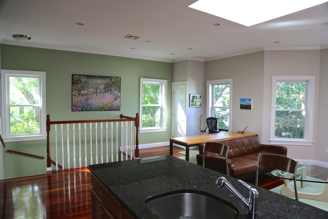 Another view from the kitchen - Gorgeous two bedroom furnished loft apartment in the heart of Kendall Square