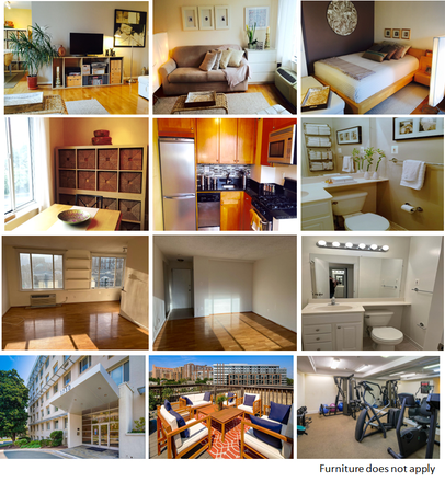 Overview - Spacious, Sunny Studio on the Top Floor in Rosslyn (GUTS at the corner). Condo