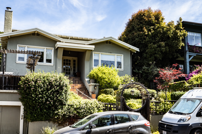 street view of home - Lovely N Berkeley 3 BR home - walk to campus, shops, restaurants & parks