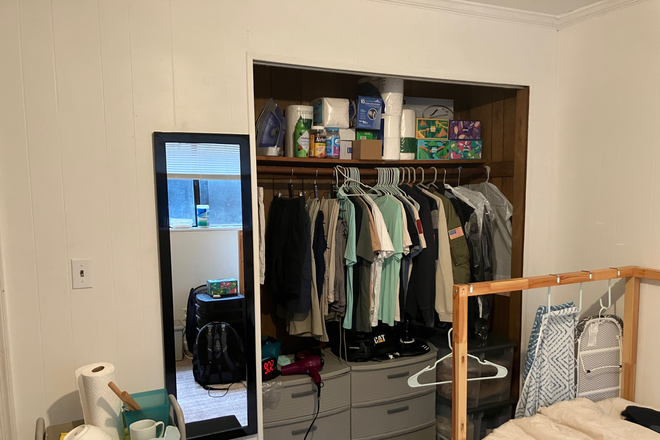 Bedroom view 1 - Spring 2026 Sublease, one room available (male only) in 4bed 2bath, 2104 JPA APT G