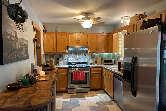 Kitchen - Artsy Home - Room for rent $825, includes utilities.