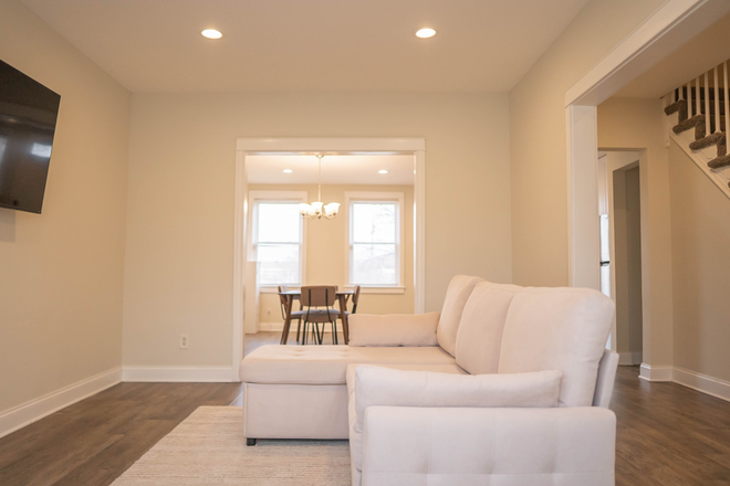 Living Room - Bel-air Edison Townhome near Homewood and Medical Campus