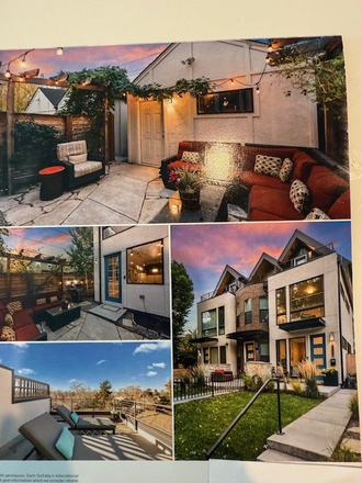 Patio and third floor deck - House for sale by DU!