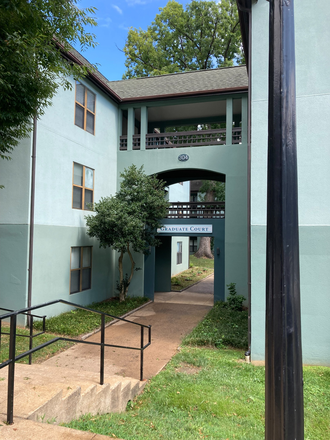 Outside of property from street view - Graduate Court Apartments