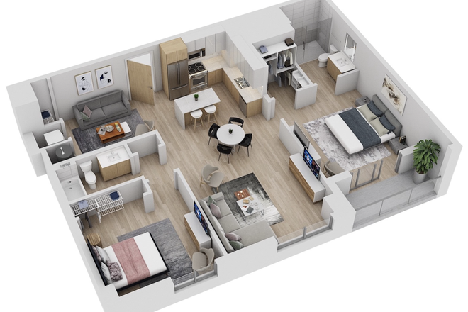 Floorplan - Cascade Link at Douglas Apartments