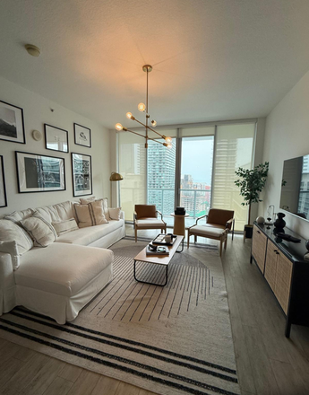 Living room - Brickell furnished penthouse