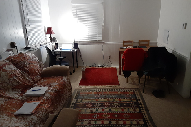Living Room - Furnished 1 bedroom apartment close to campus