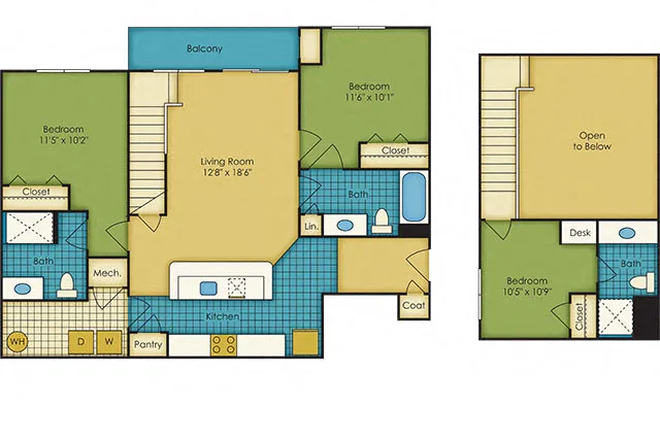 Floorplan - Smith's Landing Apartments