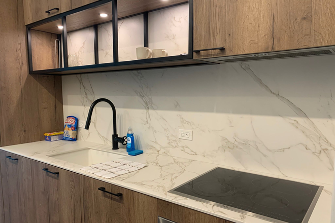 Sink and Stove - 1 Bedroom FULLY FURNISHED Boutique Condo All Utilities INCLUDED