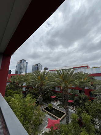 Balcony view - The Marke Apartments: 2 Bedroom 2 Bath