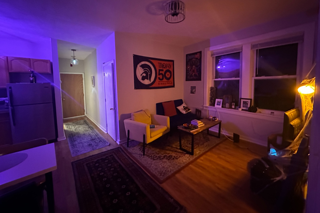 living room - 145 Endicott Street, Apartment A: Two bedroom apartment in old townhouse located in the North End.