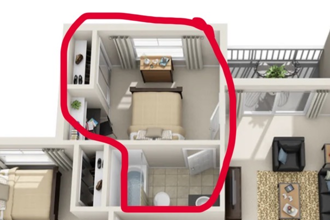 Bedroom B - Campus Crossings at Raleigh- Spring 2026 All Utilities Included!