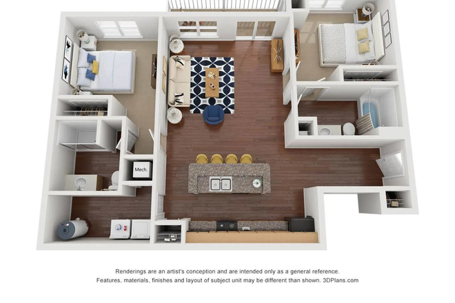 Floorplan - Smiths Landing Apartments