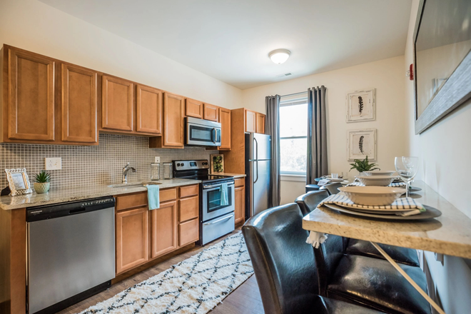 Kitchen - 3836-50 Spring Garden St - 3 Bedroom Apartments Partially Furnished With Parking, Gym and Laundry