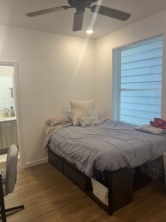 Private bedroom with large closet - Private bedroom and bathroom at Nest On Dryden - SUMMER SUBLEASE Apartments