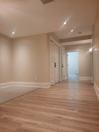 Executive style entry and hallway - Large 1,350 sq. ft. 2-Bedroom Basement Suite – Available Immediately