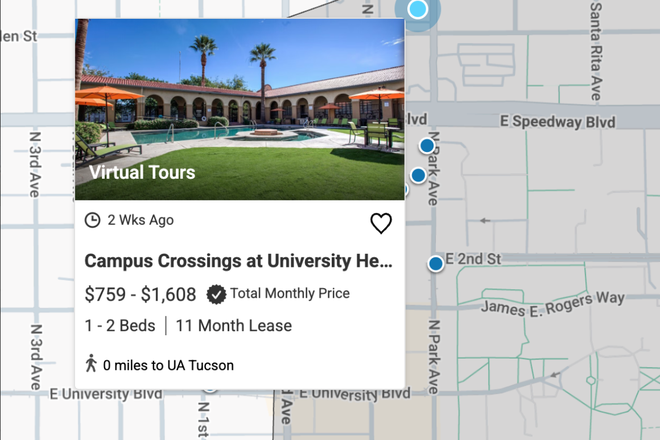 Location - Campus Crossings at University Heights
