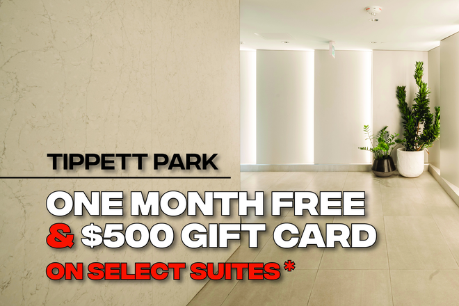 1 Month Free & $500 Gift Card - Tippett Park Premiums Urban Rentals