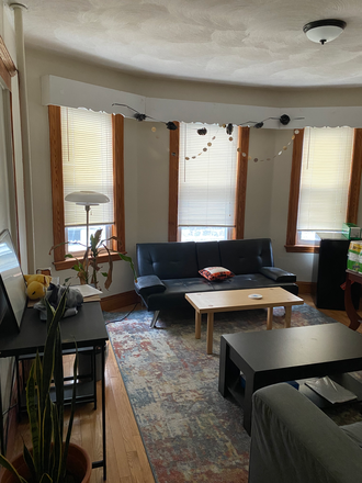 Living Room - Conwell Avenue Apartment, Close to Tufts and Green Line