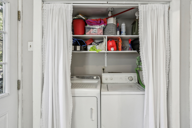 washer/dryer hookup area - House located close to Emory and to Georgia State; walking distance to Marta