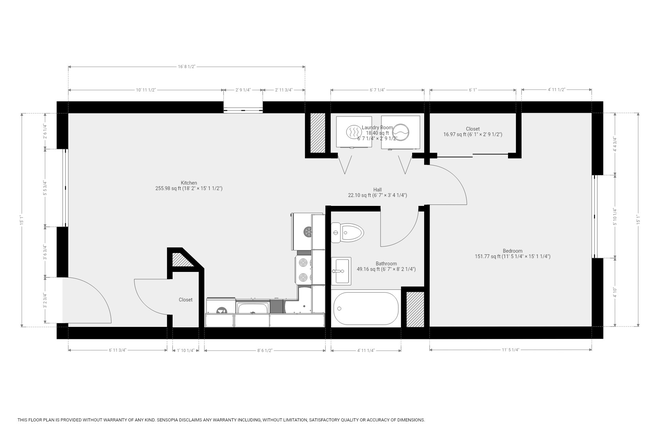 Floorplan - Hearthstone Apartments - 1BR Unit Close to Campus off North Main