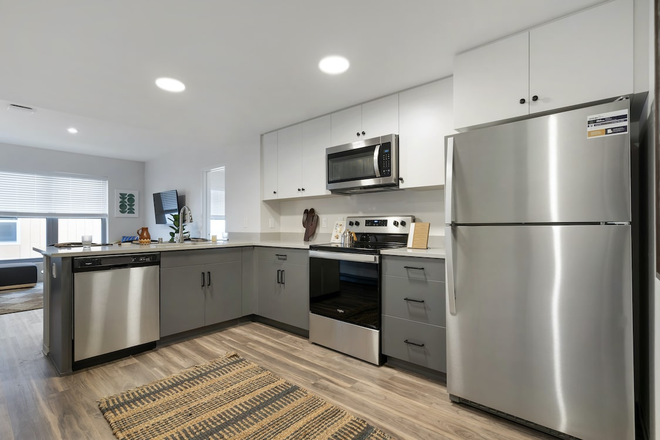 Kitchen - Identity Logan Park Apartment, Modern apartment close to campus