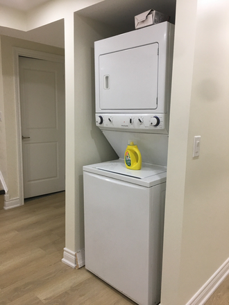 Laundry room - 20 minute walk to UofT Mississauga campus. Nice 1 furnished bedroom in spacious 2-Bedroom unit. Apartments