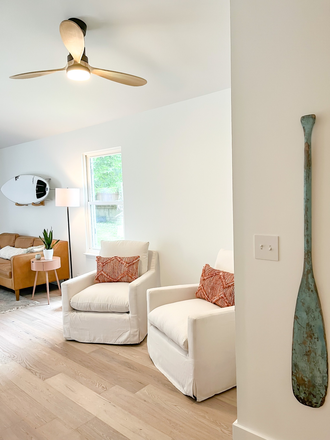 Living Room - 3 Bed Renovated Home + Fenced in Backyard on James Island - 10 min to Downtown + Folly