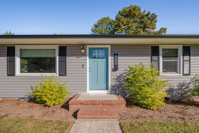 Front Door - Cute , Comfy 3/2 in North Durham Quiet Neighborhood House