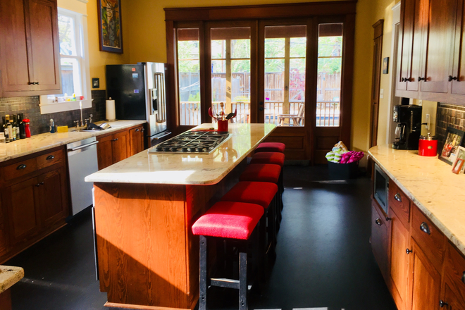 Kitchen - Furnished Trinity Park home — walk to East Campus — ideal for visiting faculty - available 01/01/27