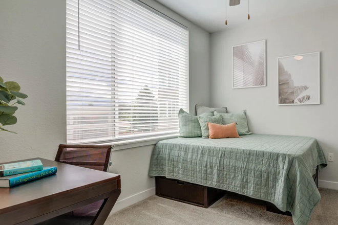 Personal bedroom with your own bathroom. - West Edge Apartments