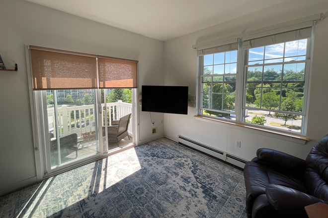 Living room and balcony - 2 Bed / 2 Bath in Colchester Condo