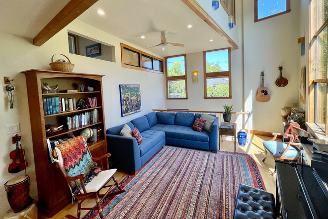Living Room - Light-Filled 3 BR + Office House in the Heart of Berkeley