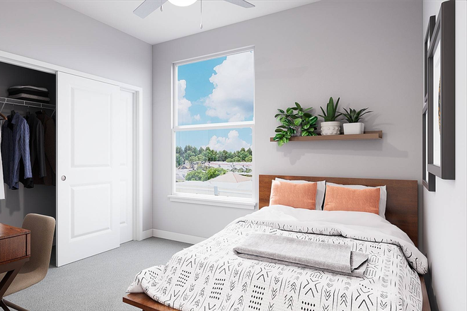 Interior of room - Accolade Collegiate Village West Poolside Room Apartments
