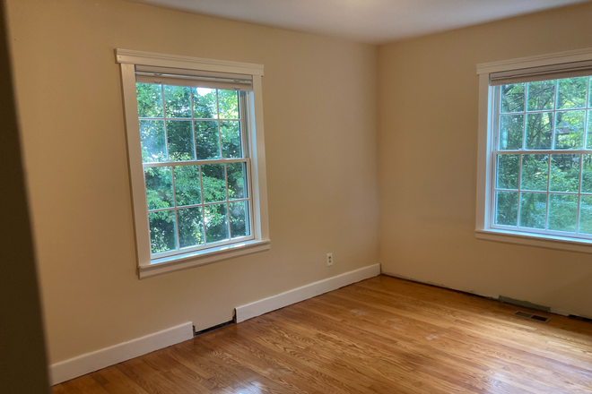 Your bedroom, view from hallway - "It's like living in a park": North Hills