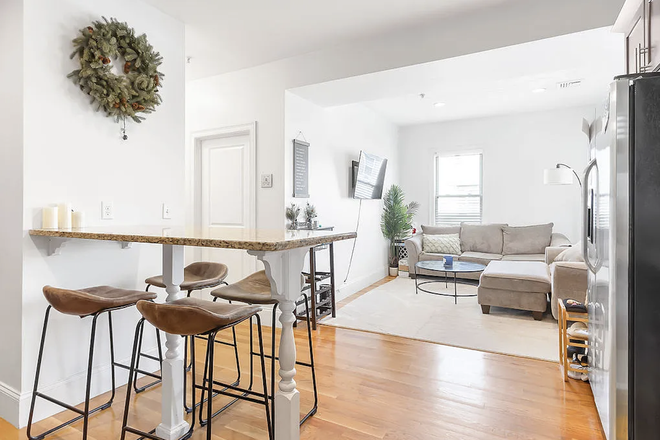 Kitchen to living room view - 142 Boston Street