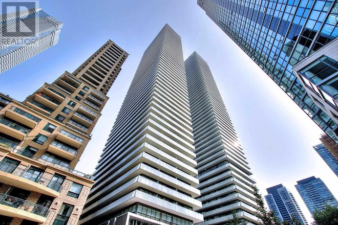 Outside - Luxury condo unit with two full-size beds located in Bloor area only 6 minutes walking distance