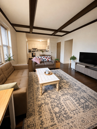 spacious livingroom - Great 2 bed/ 1 bath on South Street available NOW- Reach out to Dan Rosenthal Condo