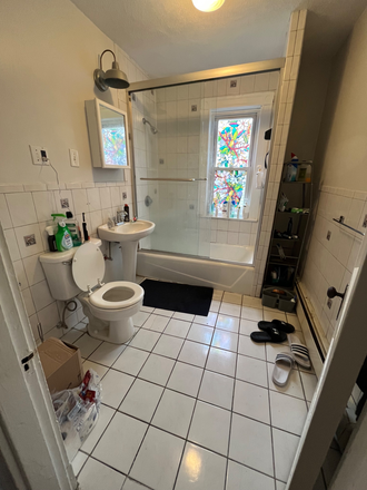 Bathroom - No Broker’s Fee!!  Updated Apartment. Free parking. Granite/stainless kitchen.