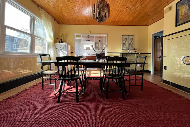 Dining Room - Large 4BR/2BA Fully Furnished Home Near Brown/RISD | Utilities, WiFi & Off Street Parking for 4 Cars