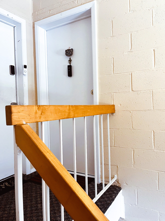 Front door - 4406 Falls Bridge Dr, Baltimore, MD 21211 Fully- furnished, Move-In Ready One-Bedroom Condo:  $1,500